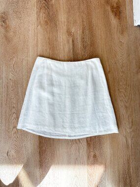 Princess Polly Linen Mini Skirt